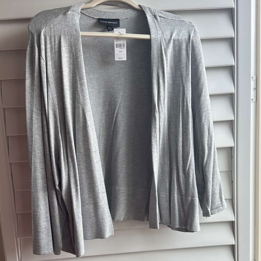 Lane Bryant Gray Knit Top